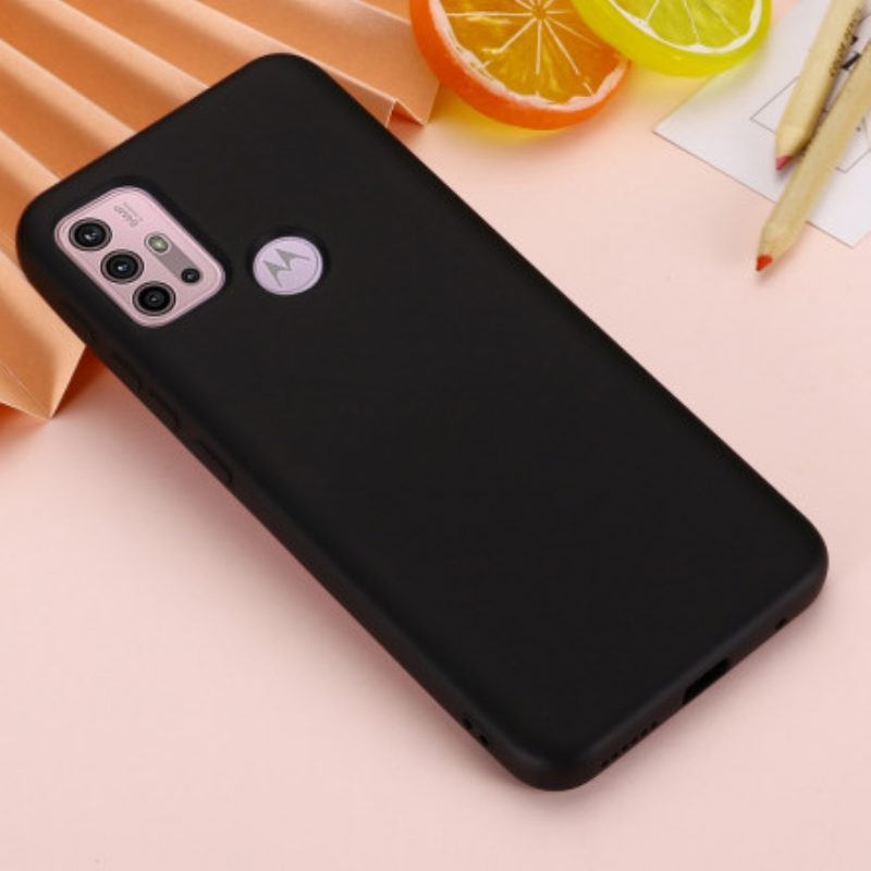 Cover Moto G30 / G10 Silicone Liquido Con Cordino