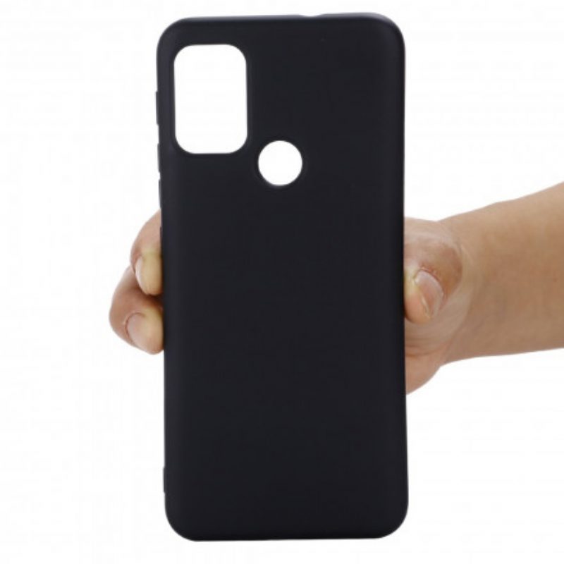 Cover Moto G30 / G10 Silicone Liquido Con Cordino