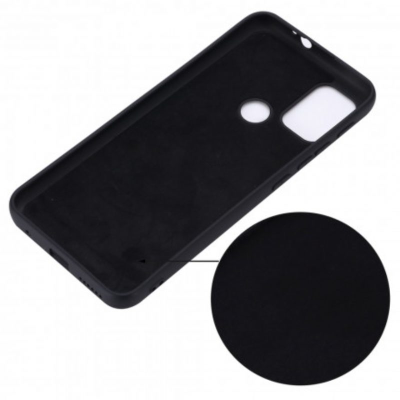 Cover Moto G30 / G10 Silicone Liquido Con Cordino