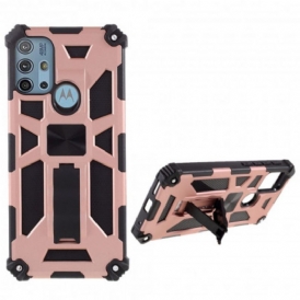 Cover Moto G30 / G10 Supporto Removibile Bicolore