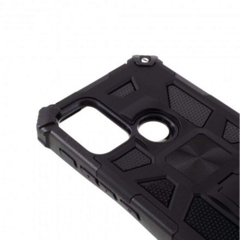 Cover Moto G30 / G10 Supporto Removibile Bicolore