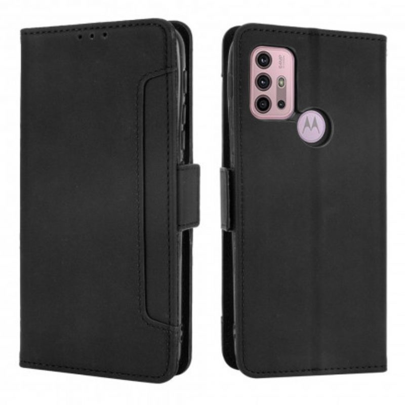 Custodia in pelle Moto G30 / G10 Classe Premier Multi-carta