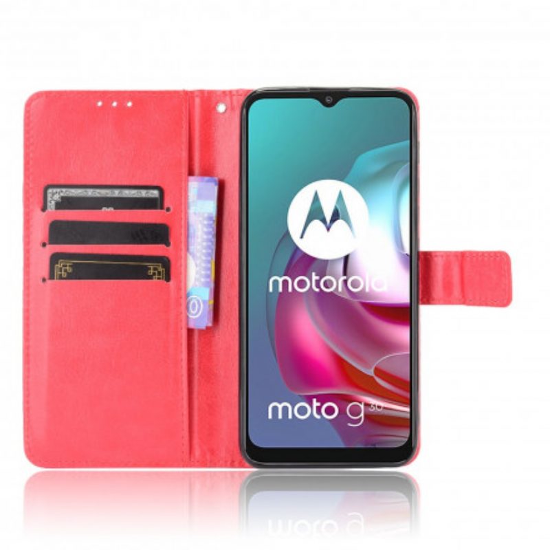 Custodia in pelle Moto G30 / G10 Ecopelle Appariscente