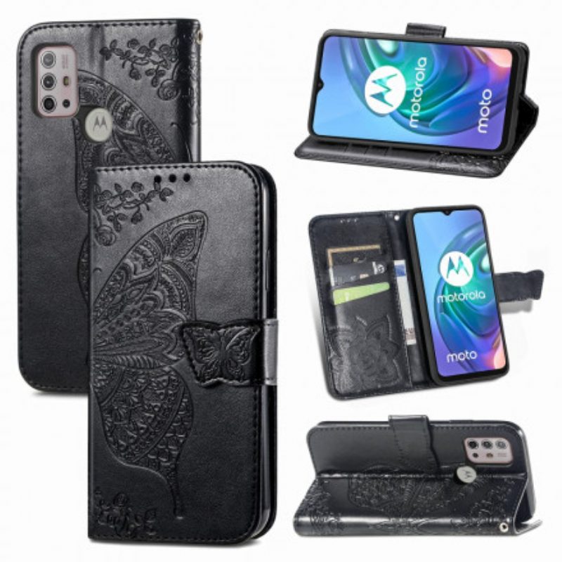 Folio Cover Moto G30 / G10 Mezza Farfalla