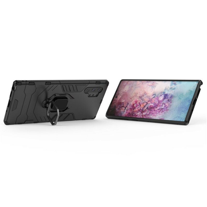 Cover Samsung Galaxy Note 10 Plus Anello Resistente