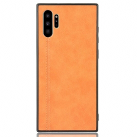 Cover Samsung Galaxy Note 10 Plus Cuciture In Pelle Stile