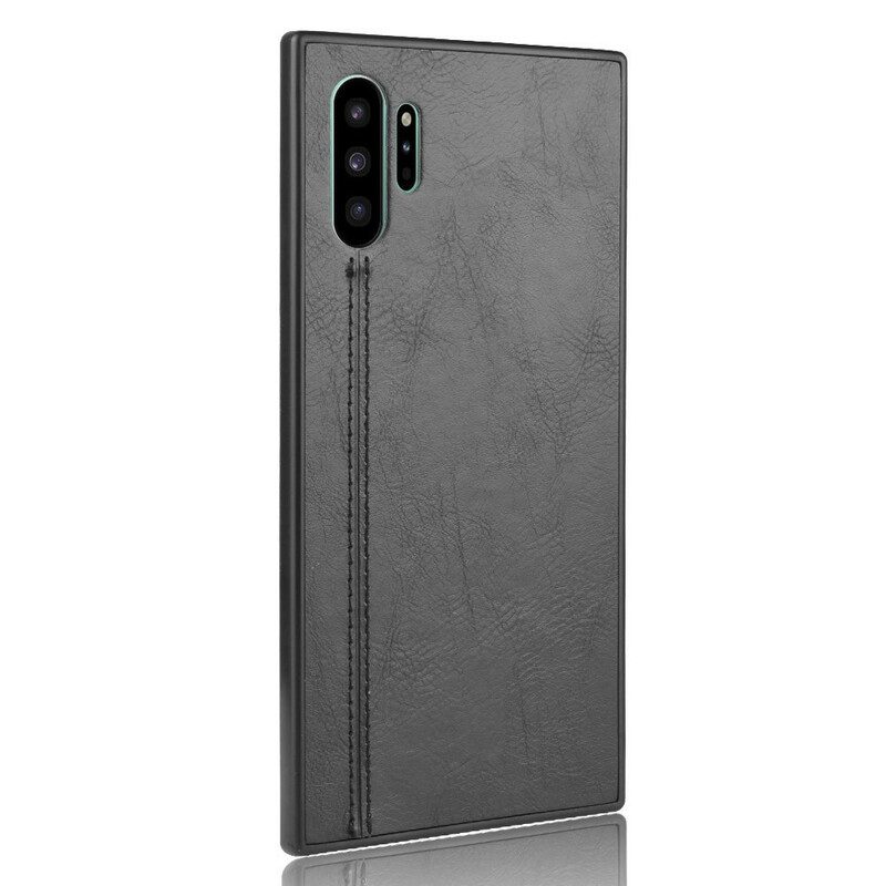 Cover Samsung Galaxy Note 10 Plus Cuciture In Pelle Stile