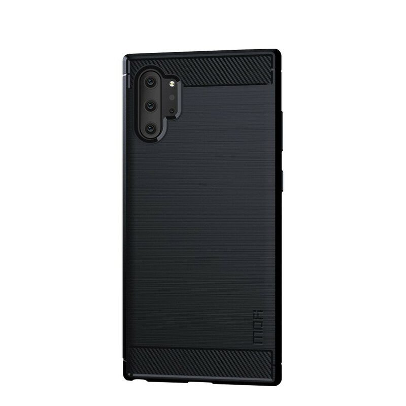 Cover Samsung Galaxy Note 10 Plus Fibra Di Carbonio Spazzolata Mofi