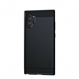 Cover Samsung Galaxy Note 10 Plus Fibra Di Carbonio Spazzolata Mofi