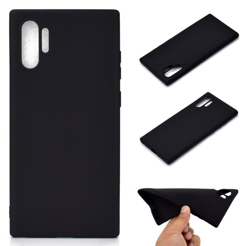 Cover Samsung Galaxy Note 10 Plus Morbida Glassata