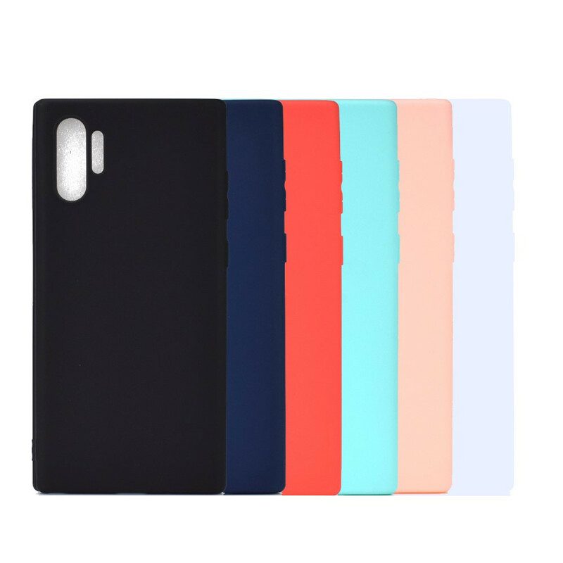 Cover Samsung Galaxy Note 10 Plus Morbida Glassata