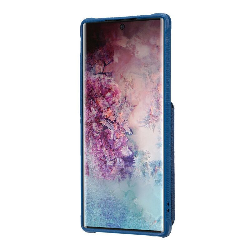 Cover Samsung Galaxy Note 10 Plus Portafoglio Portafoglio Con Cerniera