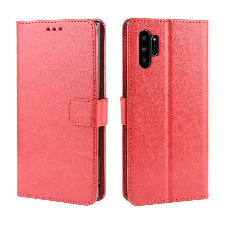 Custodia in pelle Samsung Galaxy Note 10 Plus Ecopelle Appariscente