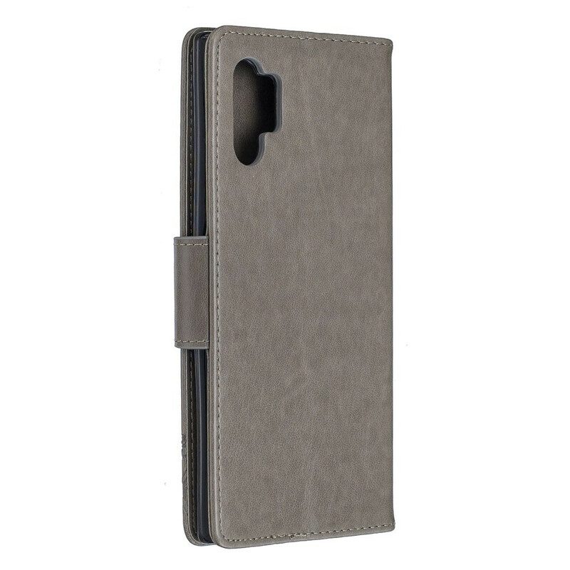 Custodia in pelle Samsung Galaxy Note 10 Plus Magnifiche Farfalle Perizoma