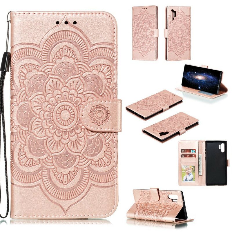 Custodia in pelle Samsung Galaxy Note 10 Plus Mandala Completo