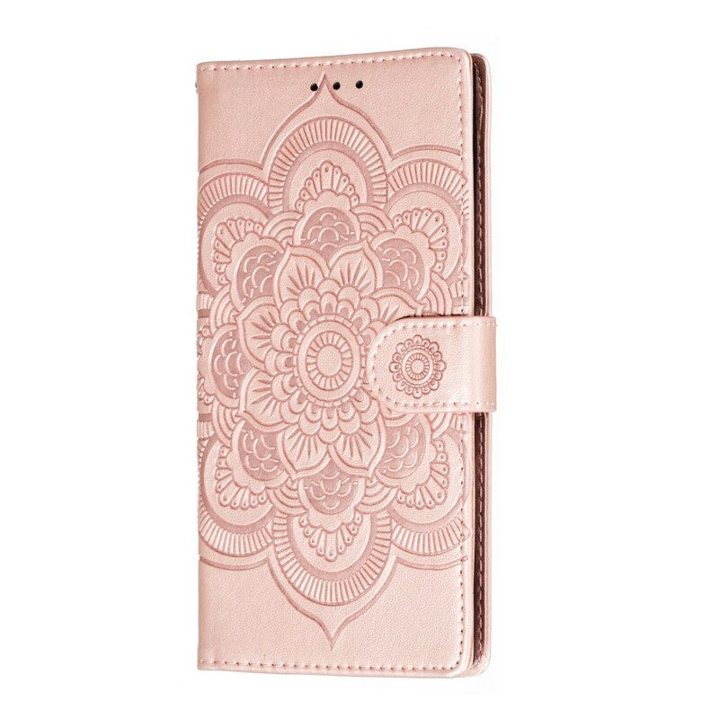 Custodia in pelle Samsung Galaxy Note 10 Plus Mandala Completo