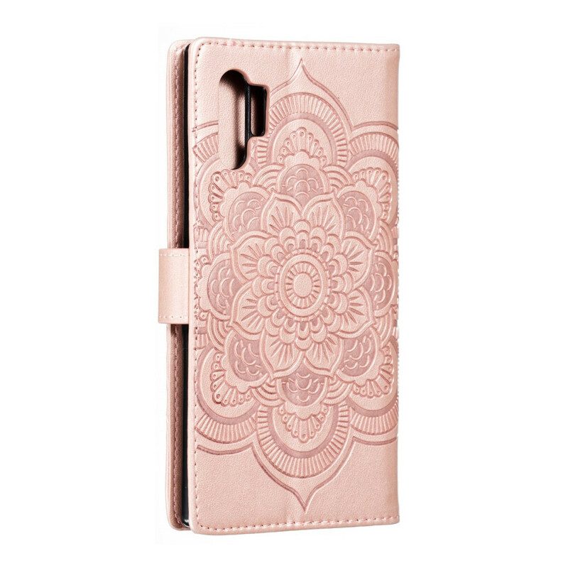 Custodia in pelle Samsung Galaxy Note 10 Plus Mandala Completo