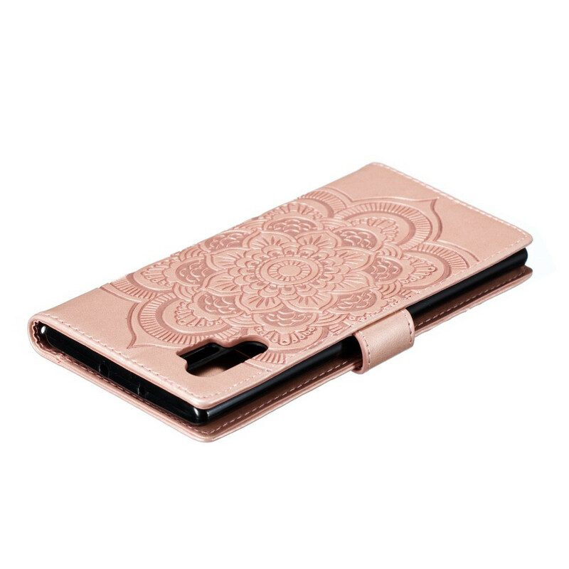 Custodia in pelle Samsung Galaxy Note 10 Plus Mandala Completo