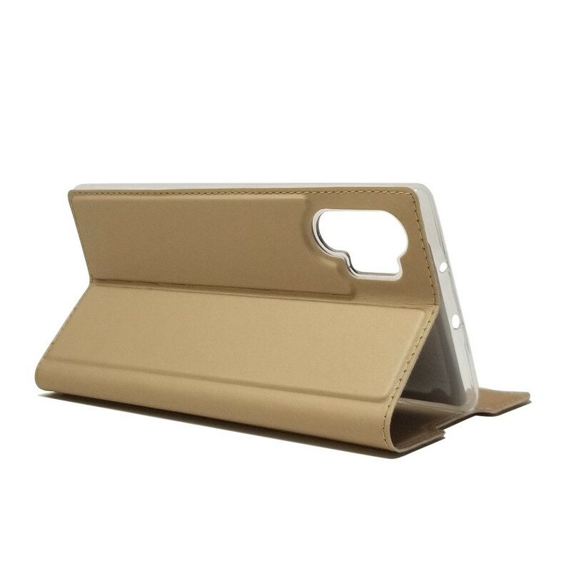 Folio Cover Samsung Galaxy Note 10 Plus Custodia in pelle Chiusura Magnetica