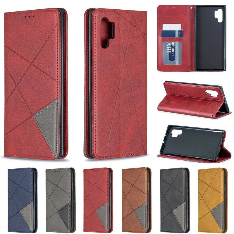 Folio Cover Samsung Galaxy Note 10 Plus Custodia in pelle Stile D'artista