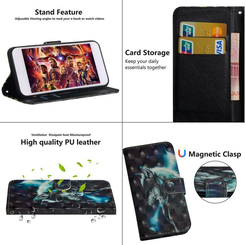 Folio Cover Samsung Galaxy Note 10 Plus Lupo Maestoso