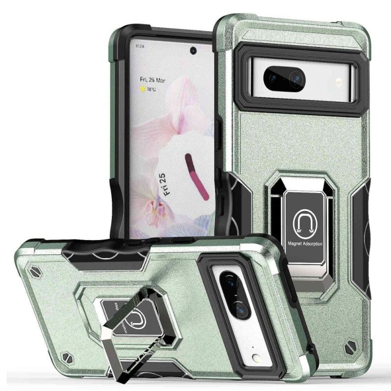 Cover Google Pixel 7 Angoli Rinforzati Con Supporto Ad Anello