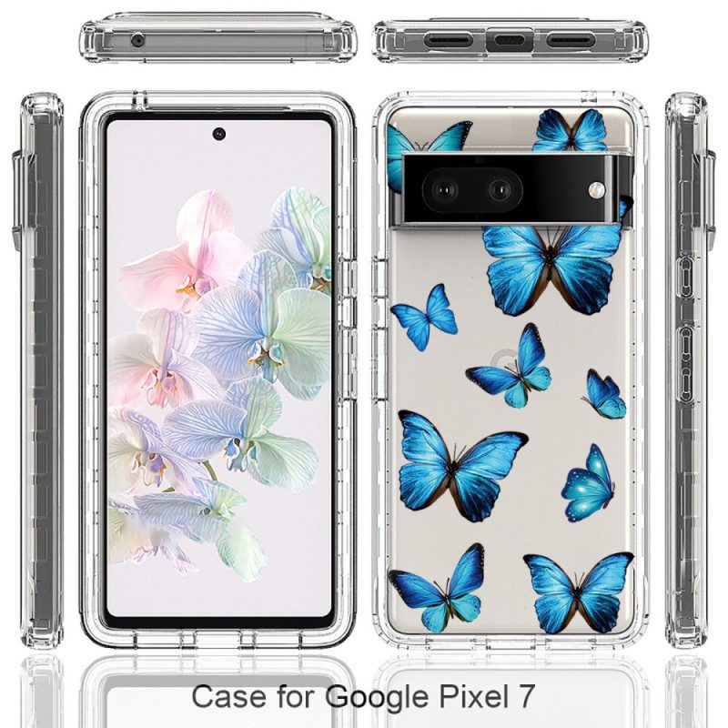 Cover Google Pixel 7 Farfalle Senza Soluzione Di Continuità