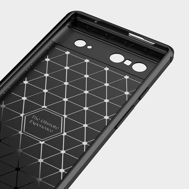 Cover Google Pixel 7 Fibra Di Carbonio Spazzolata