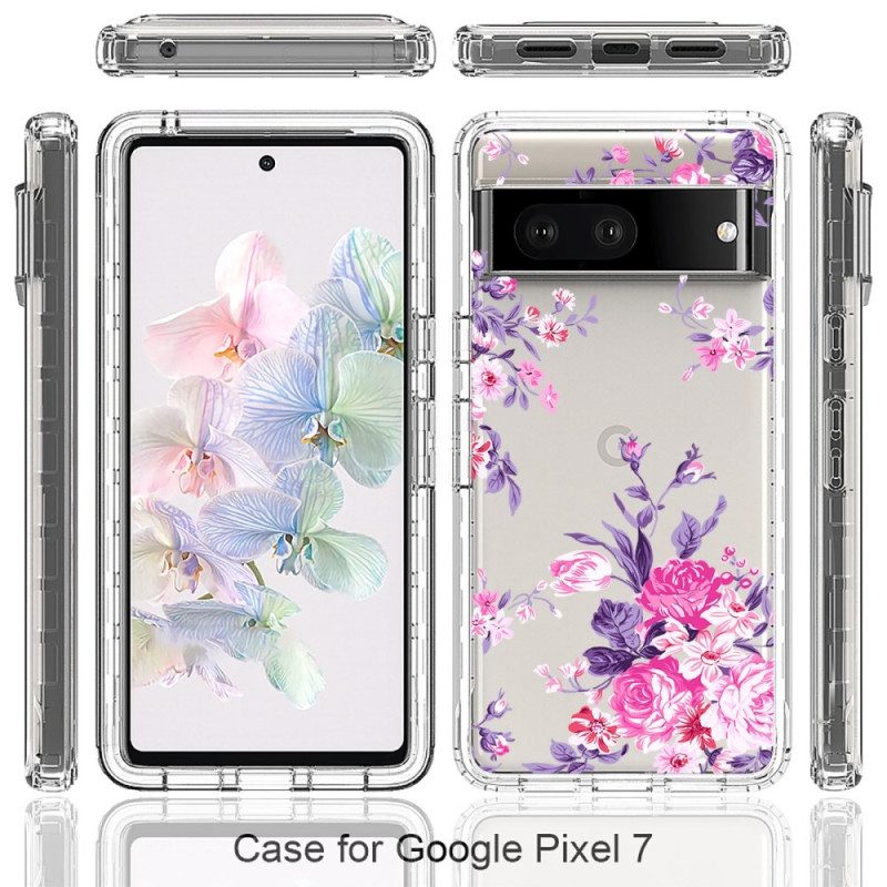 Cover Google Pixel 7 Fiori Senza Soluzione Di Continuità