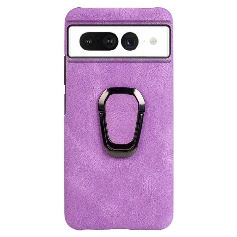 Cover Google Pixel 7 Porta Anelli Effetto Pelle