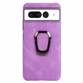 Cover Google Pixel 7 Porta Anelli Effetto Pelle