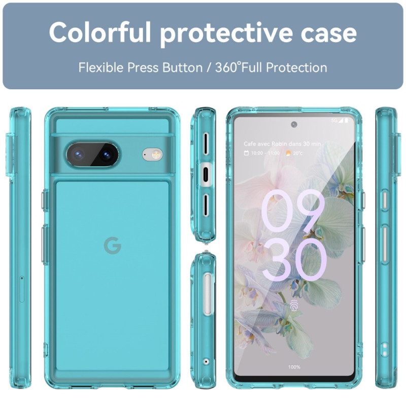 Cover Google Pixel 7 Serie Di Caramelle Trasparenti