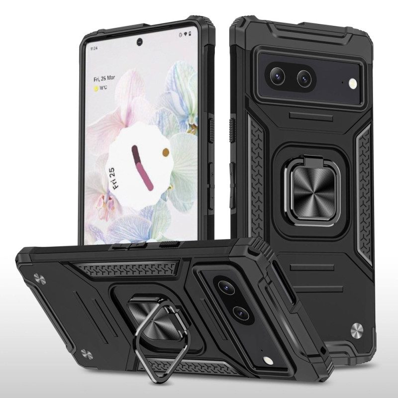 Cover Google Pixel 7 Staffa Ad Anello Per Armatura In Stile