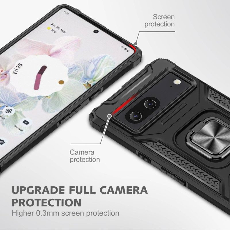 Cover Google Pixel 7 Staffa Ad Anello Per Armatura In Stile