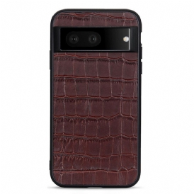 Cover Google Pixel 7 Vera Pelle Stile Coccodrillo