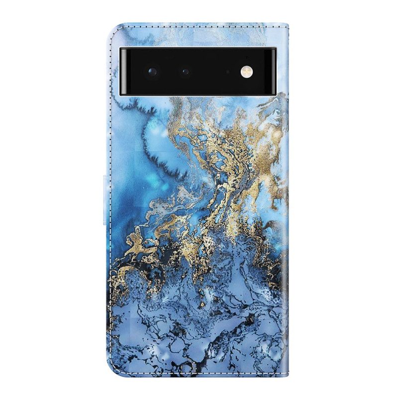 Custodia in pelle Google Pixel 7 Cinturino Art