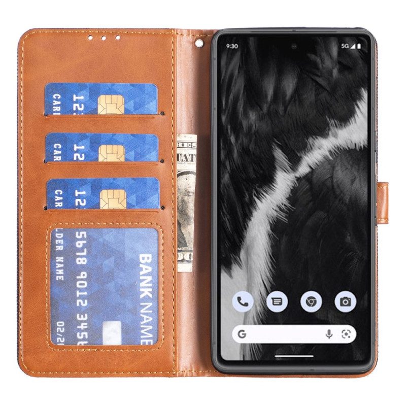 Custodia in pelle Google Pixel 7 Jeans