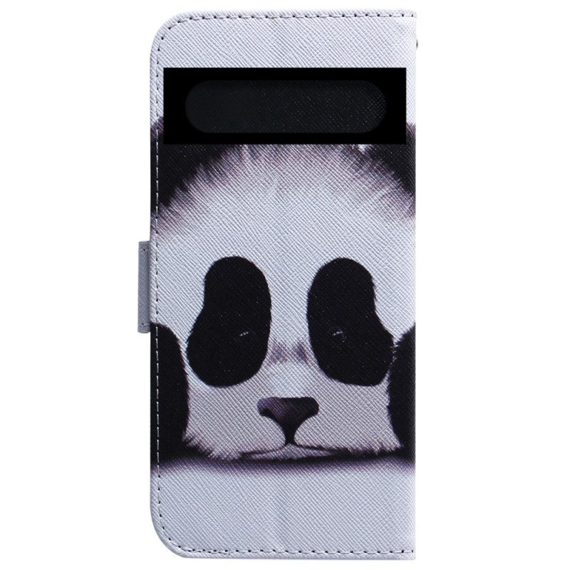 Custodia in pelle Google Pixel 7 Panda