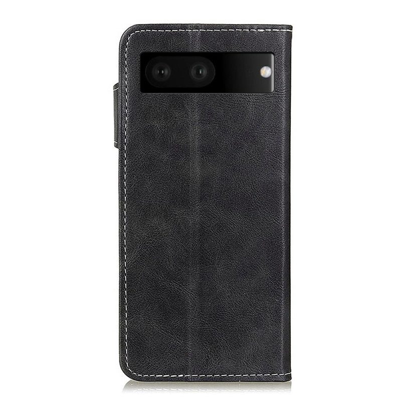 Custodia in pelle Google Pixel 7 Pulsante Artistico