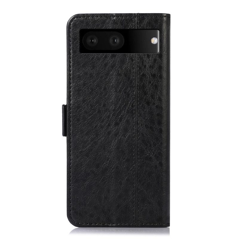 Custodia in pelle Google Pixel 7 Strutturato