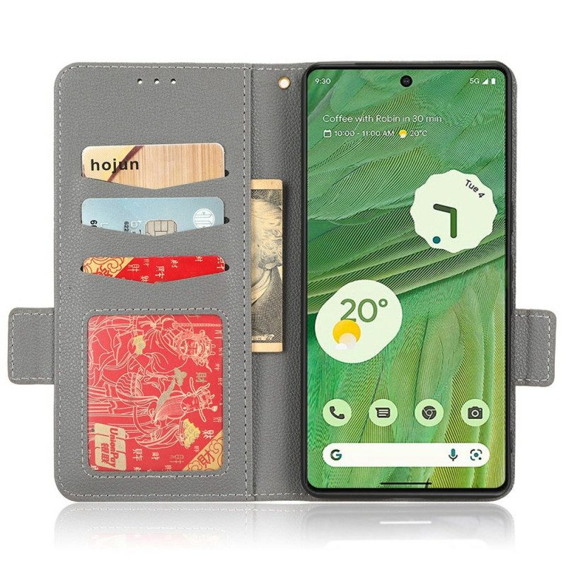 Custodia in pelle Google Pixel 7 Ultra Fine