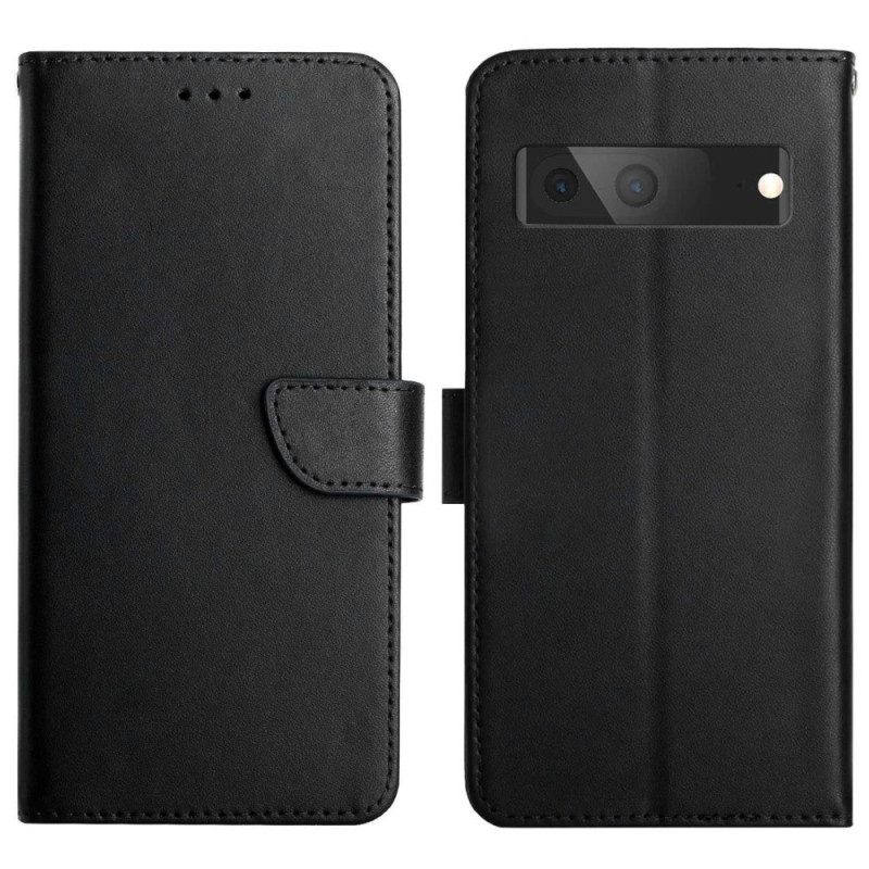 Custodia in pelle Google Pixel 7 Vera Pelle Nappa