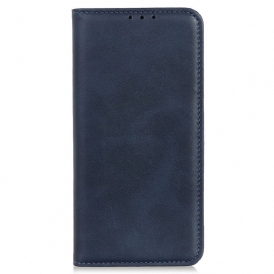 Folio Cover Google Pixel 7 Custodia in pelle Crosta Di Cuoio Classica