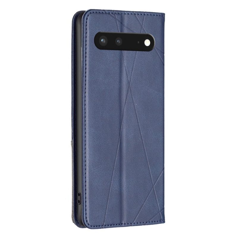 Folio Cover Google Pixel 7 Custodia in pelle Diamanti