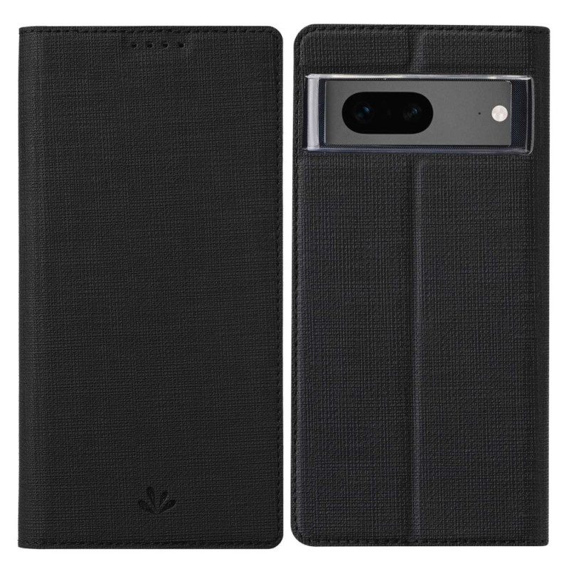 Folio Cover Google Pixel 7 Custodia in pelle Serie Vili Dmx