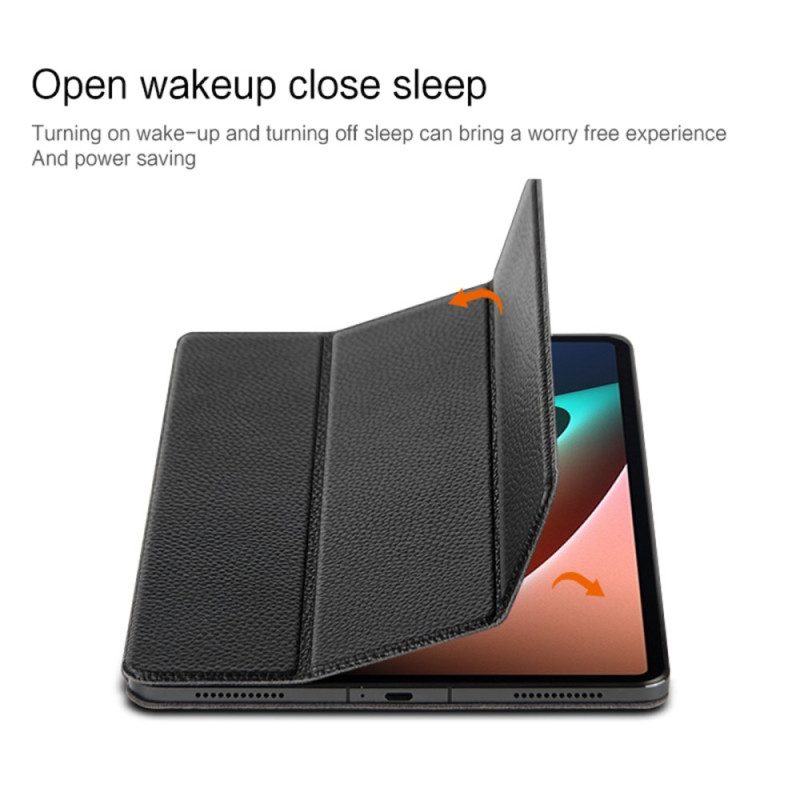 Custodia in pelle Xiaomi Pad 5 Sveglia In Vera Pelle