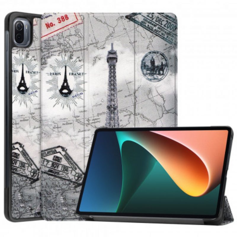 Custodia Xiaomi Pad 5 Porta Stilo Torre Eiffel