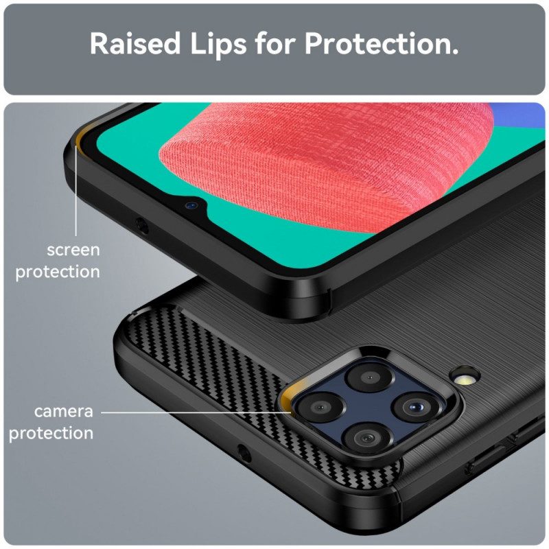 Cover Samsung Galaxy M33 5G Fibra Di Carbonio Spazzolata