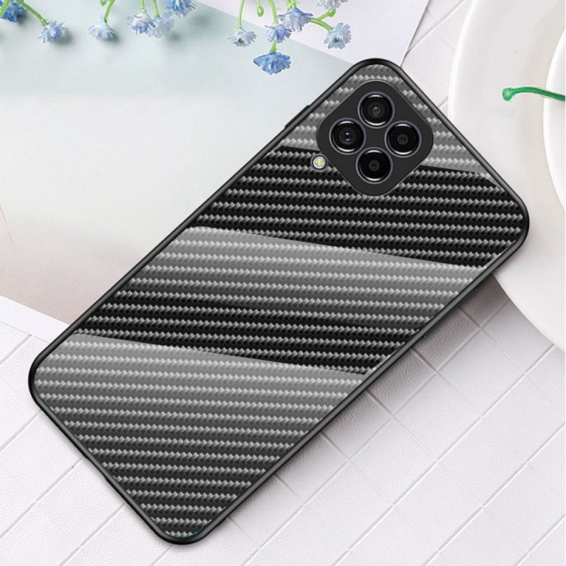 Cover Samsung Galaxy M33 5G Vetro Temperato In Fibra Di Carbonio