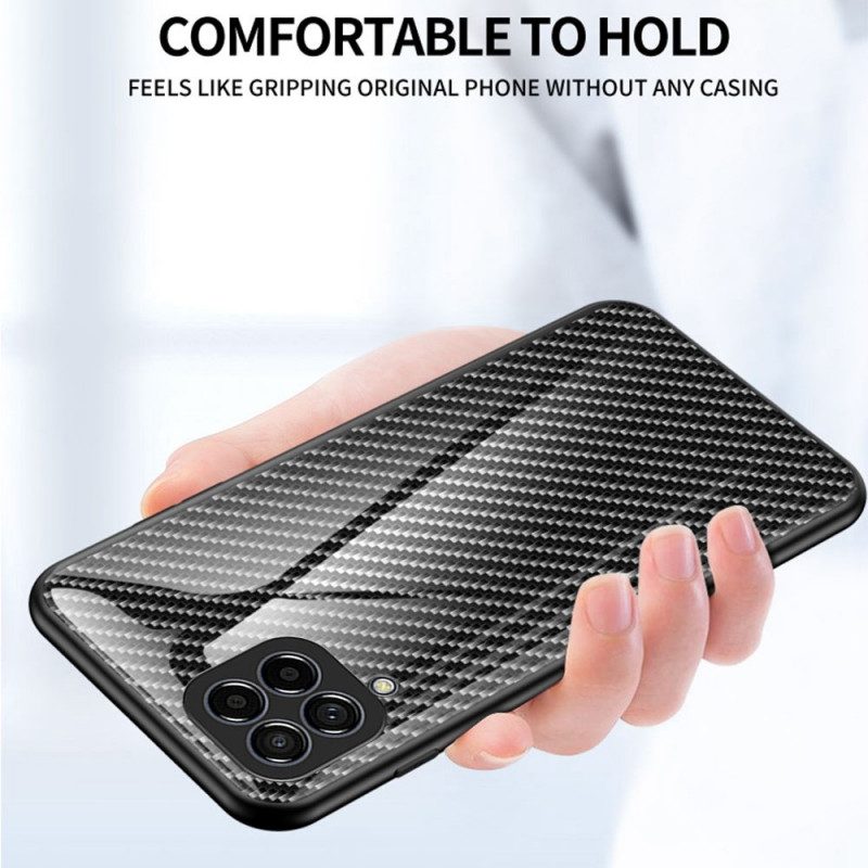 Cover Samsung Galaxy M33 5G Vetro Temperato In Fibra Di Carbonio